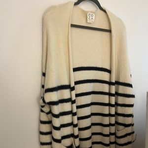 Long duster cardigan